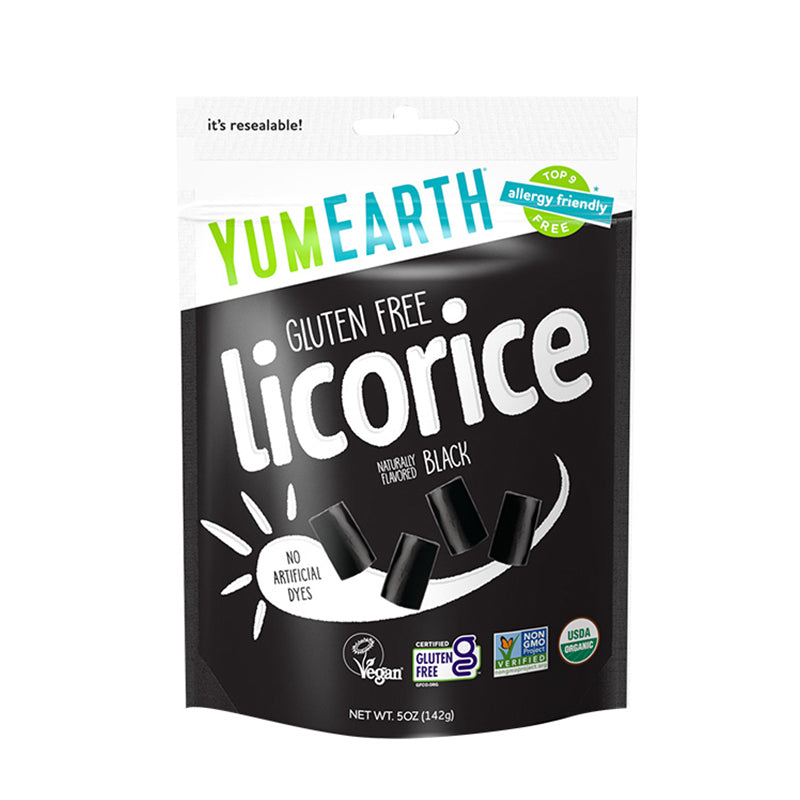 YUMEARTH Organic Licorice - Black 142g