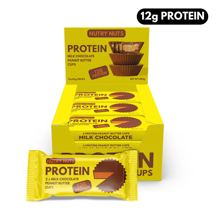 NUTRY NUTS Protein Peanut Butter Cups Milk Chocolate 42g