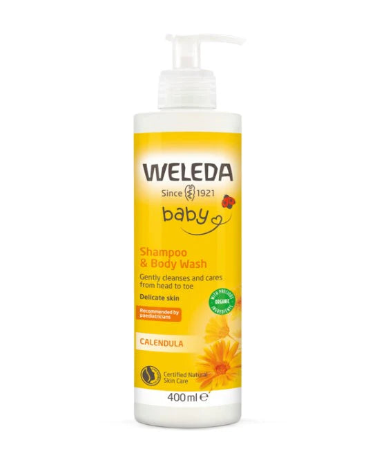 WELEDA- Calendula Baby Shampoo & Body Wash 400ml