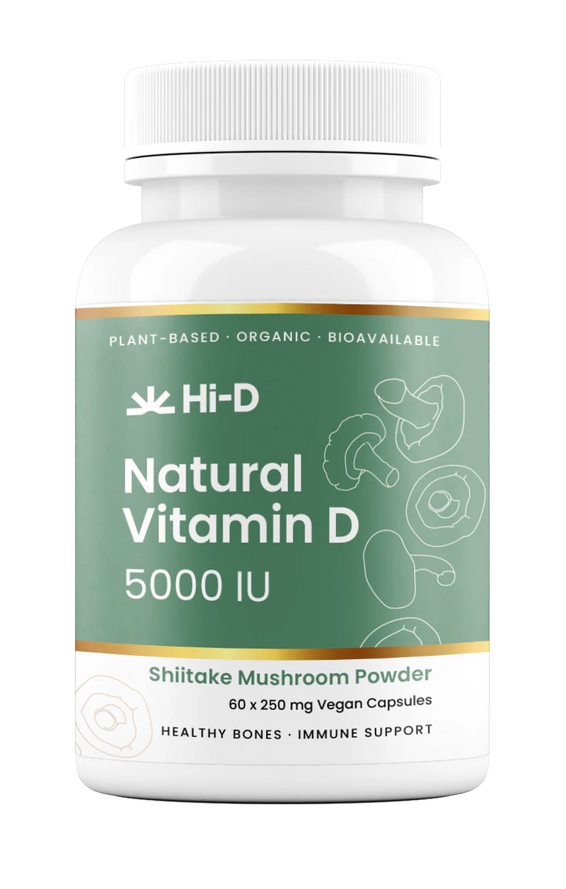 Hi-D Natural Vitamin D 5000 IU 60 Caps