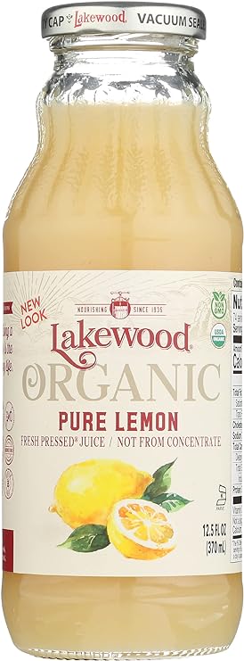 LAKEWOOD-  Lemon Juice Organic 370ML