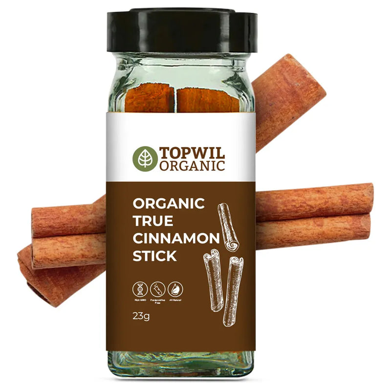 Topwil Spices Organic True Cinnamon Sticks 23g