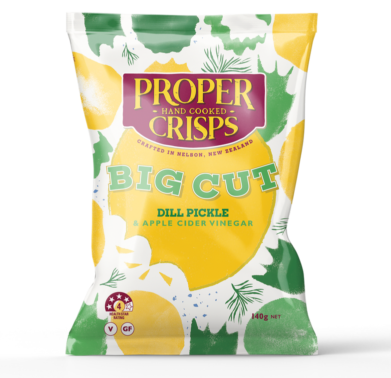 PROPER CRISP- BIG CUT Dill Pickle with Apple Cider Vinegar 140G