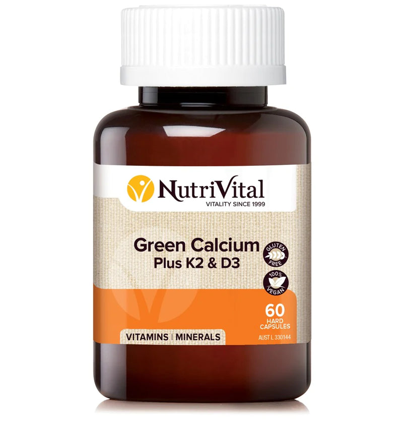 NutriVital Green Calcium Plus K2 & D3 60C