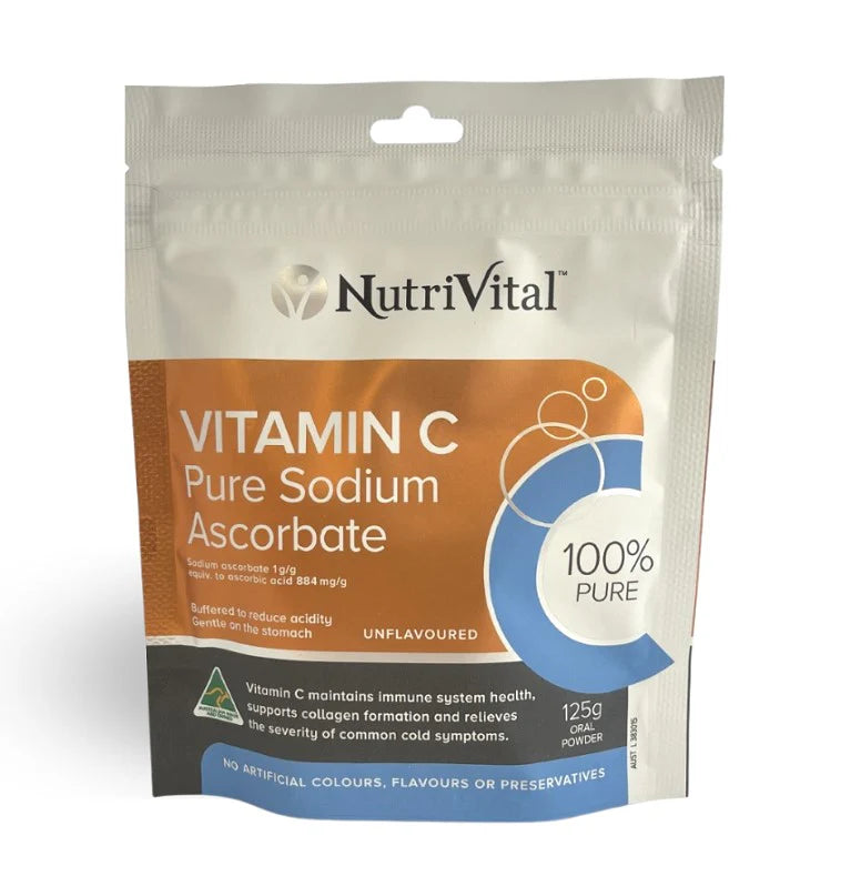 NutriVital Vitamin C Sodium Ascorbate 125g