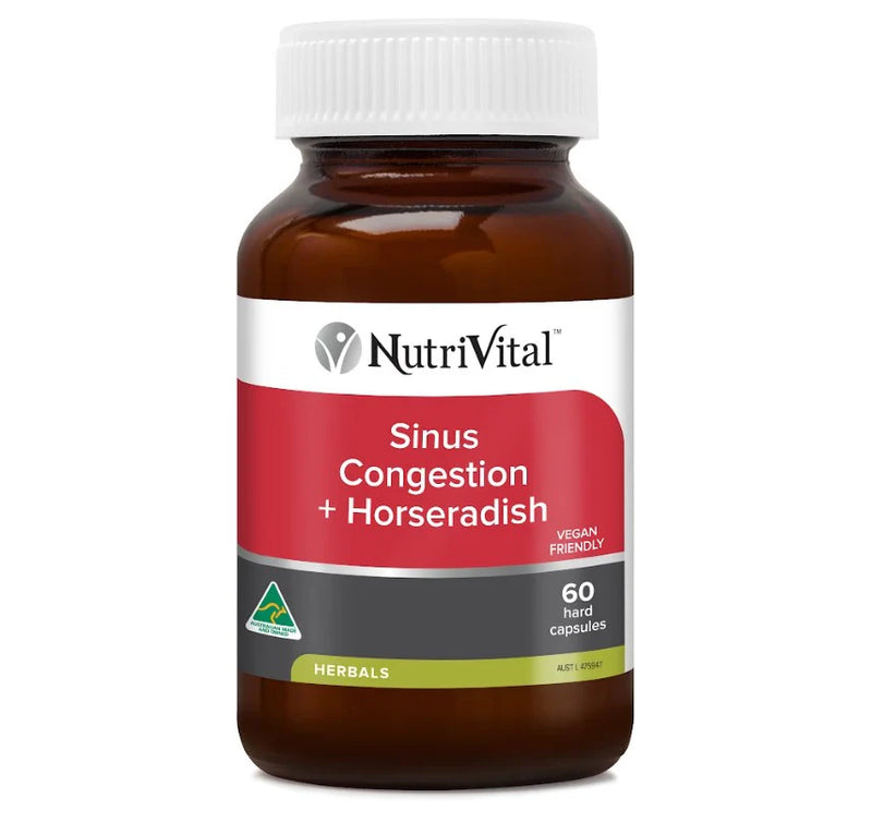 NutriVital Sinus Congestion + Horseradish 60c