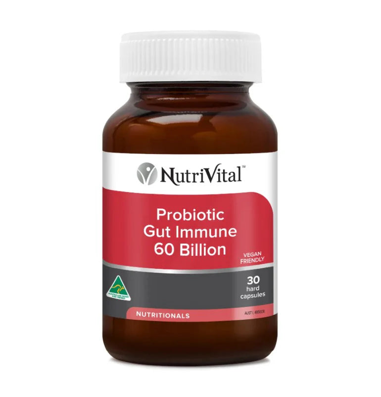 NutriVital Probiotic Gut Immune 60Billion 30c
