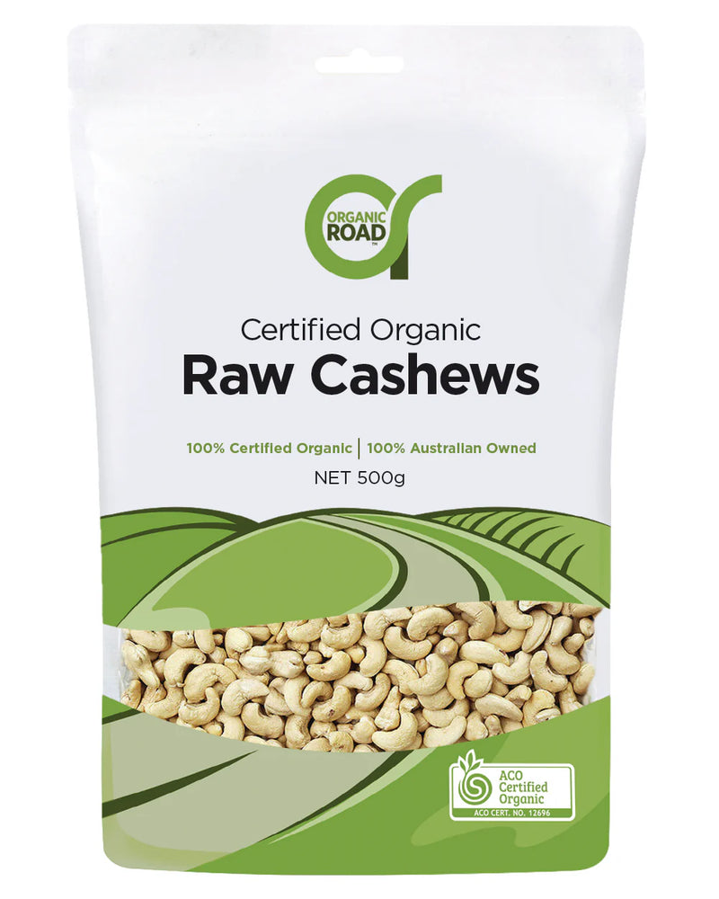 Organic Road- Raw Cashews 250g