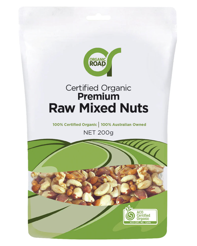 Organic Road- Raw Mixed Nuts 200g