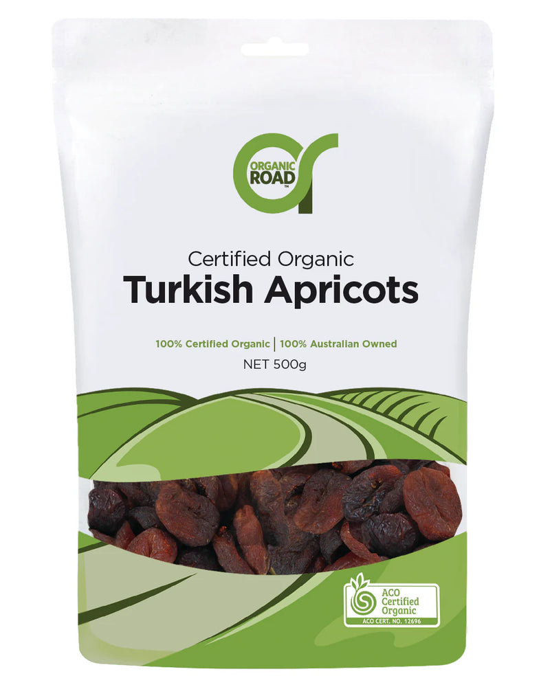 Organic Road- Certified Organic Turkish Apricots 250g