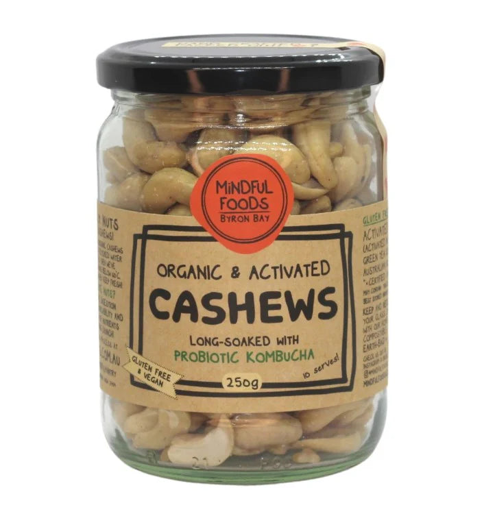 MINDFUL FOODS Organic & Activated Cashews 260g