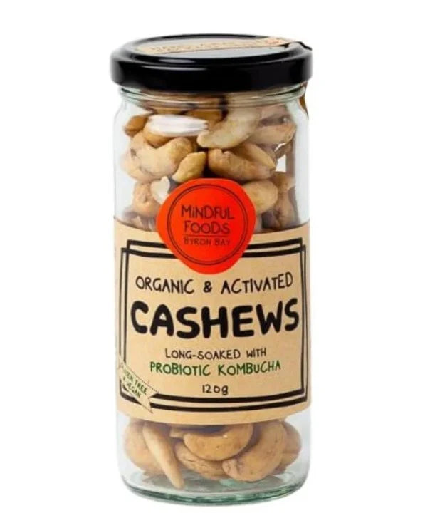 MINDFUL FOODS Organic & Activated Cashews 120g