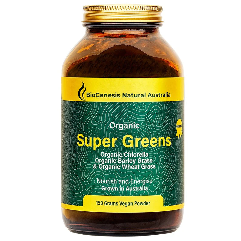 BioGenesis Organic Super Greens Powder 150G