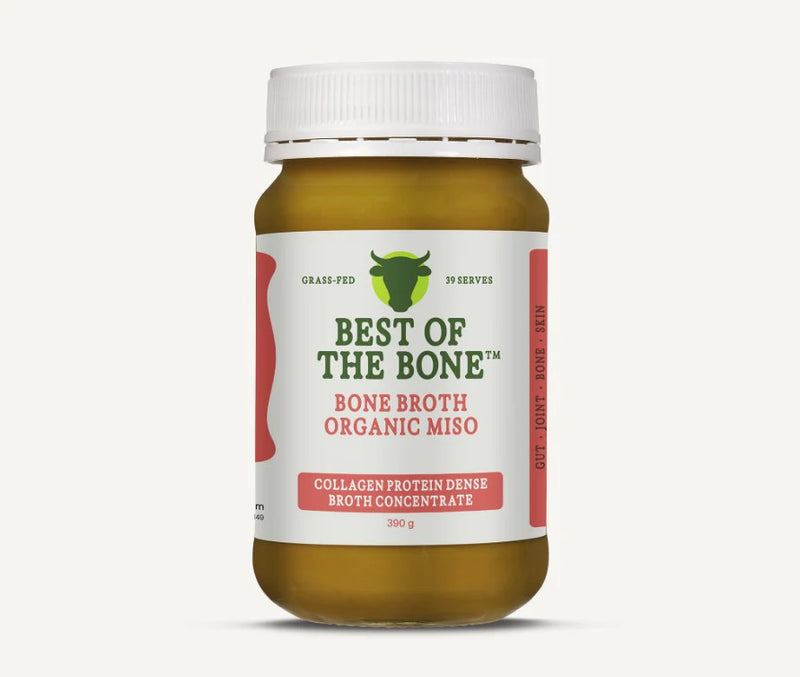 Best Of The Bone Broth Concentrate Organic Miso 390g