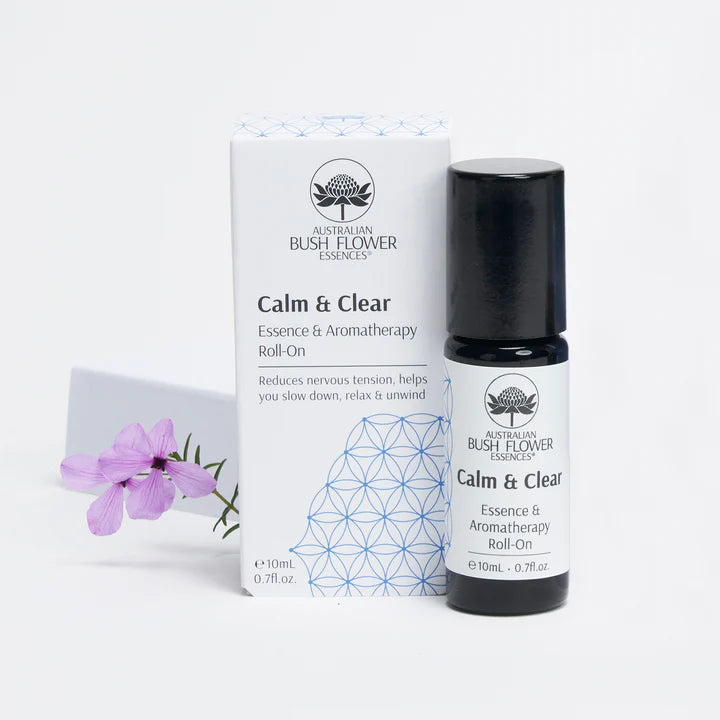 AUS BUSH FLOWER Calm & Clear Essence Roll-On 10ml