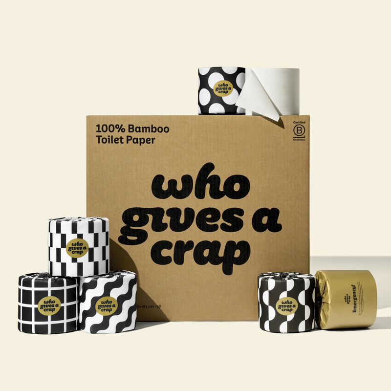 Who Gives A Crap - PREMIUM TP 100% Bamboo Toilet Paper Exxxtra Long- Singles