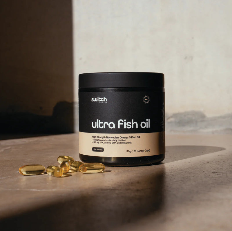 SWITCH NUTRITION Ultra Fish Oil High Strength 120c