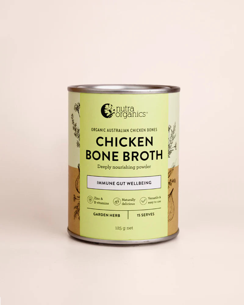 Nutra Organics- Bone Broth Chicken Organic Garden Herb 125g