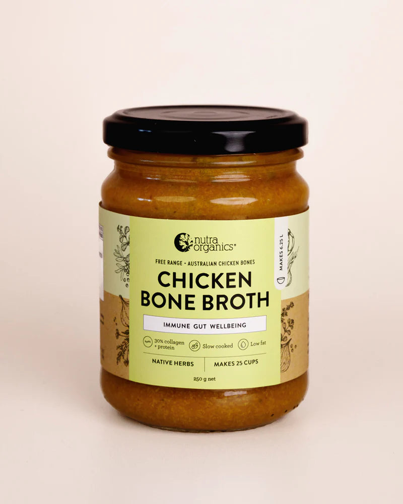 Nutra Organics- Chicken Bone Broth Concentrate- Native Herbs 250g