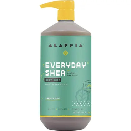 ALAFFIA Everyday Shea Butter Body wash Vanilla Mint 950ml