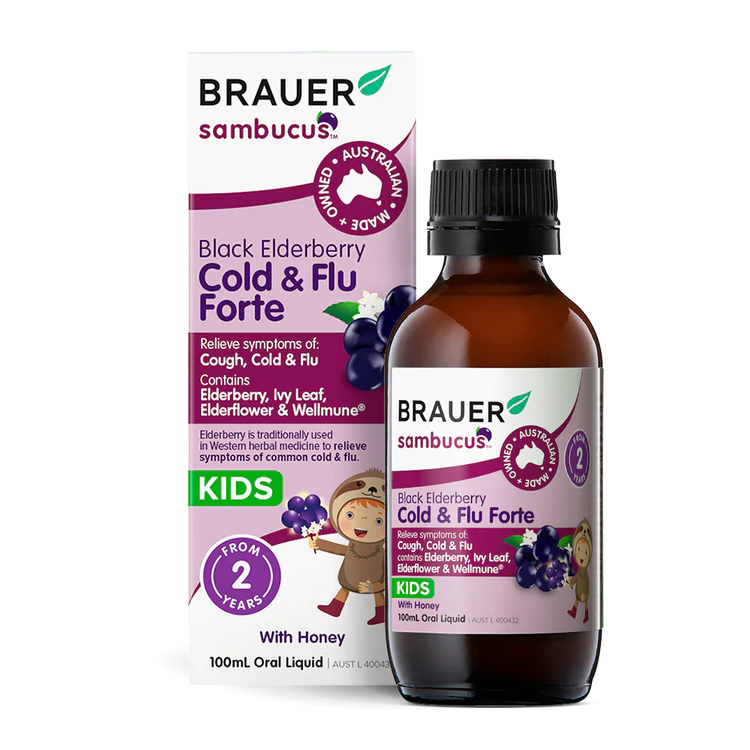 BRAUER Sambucus Cold & Flu Forte Kids 100ML