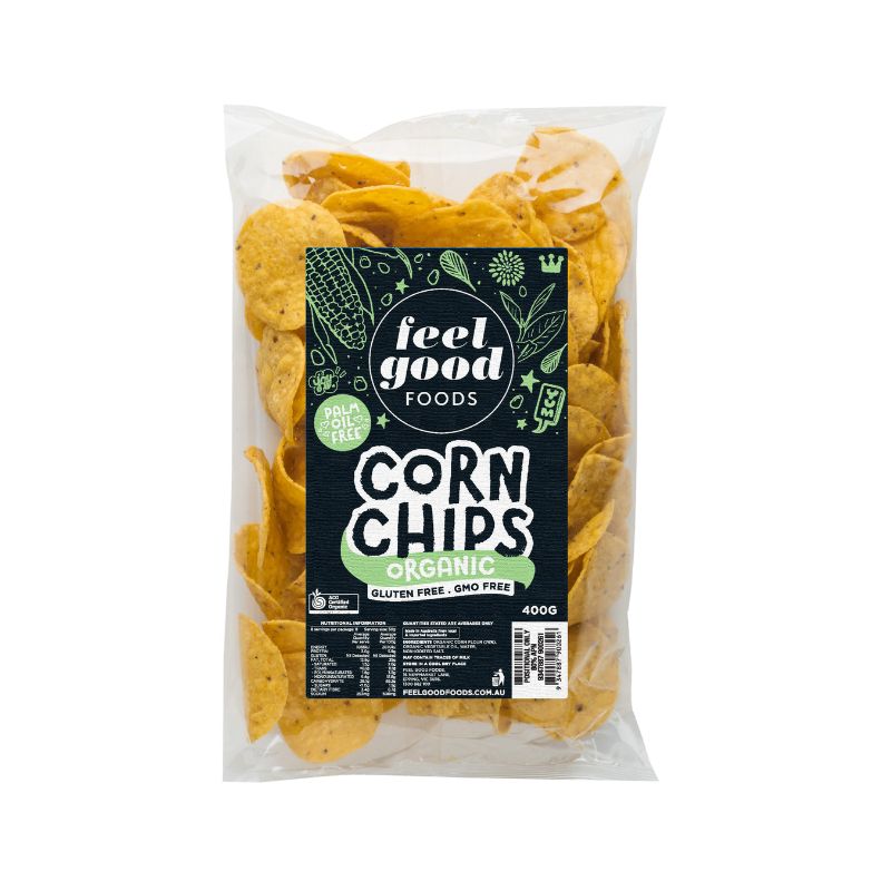 Feel Good Foods Organic Corn Chips GF 400g