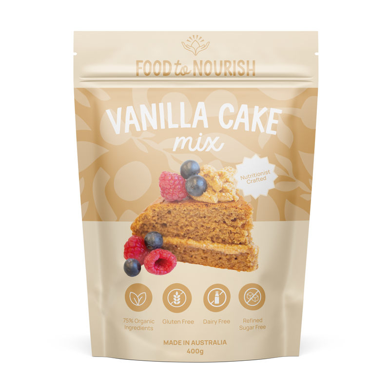 Food to Nourish Divine Vanilla Cake Mix 400g