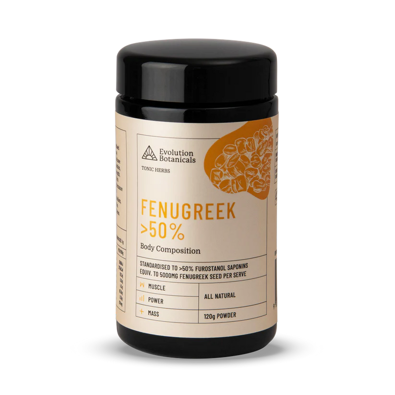 EVOLUTION BOTANICALS Fenugreek >50% 120g