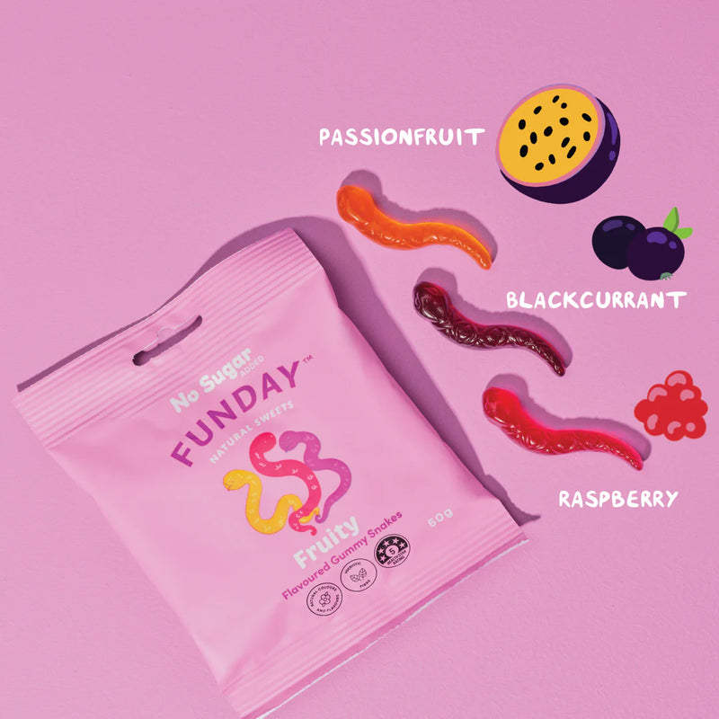 FUNDAY Fruit Gummy Snakes 50g