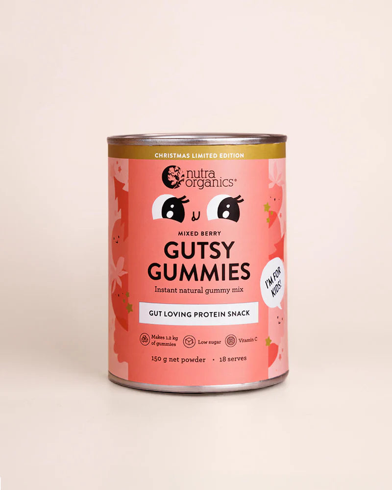 Nutra Organics Gutsy Gummies Mixed Berry 150g *limited Edition