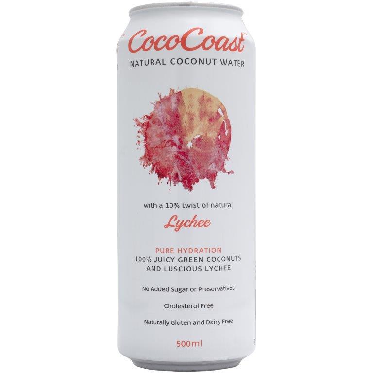 CocoCoast  Lychee Coconut Water 500ml
