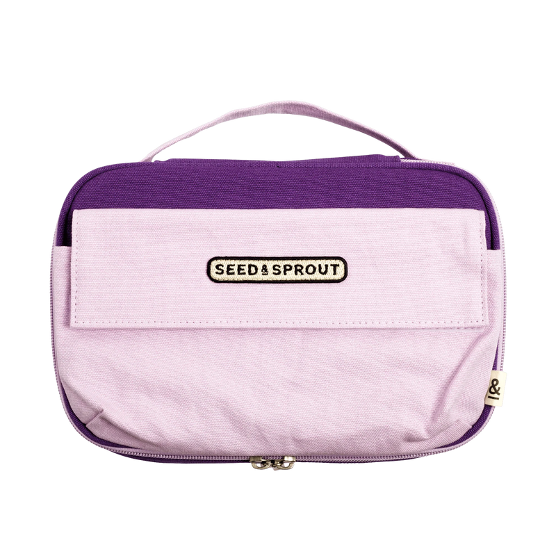 Seed & Sprout Co- Insulated Mini CrunchCase™ Lunch Bag - Plum