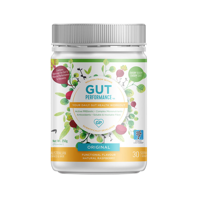 Gut Performance (Your Daily Gut Health Workout) Original Raspberry Flavour 250g