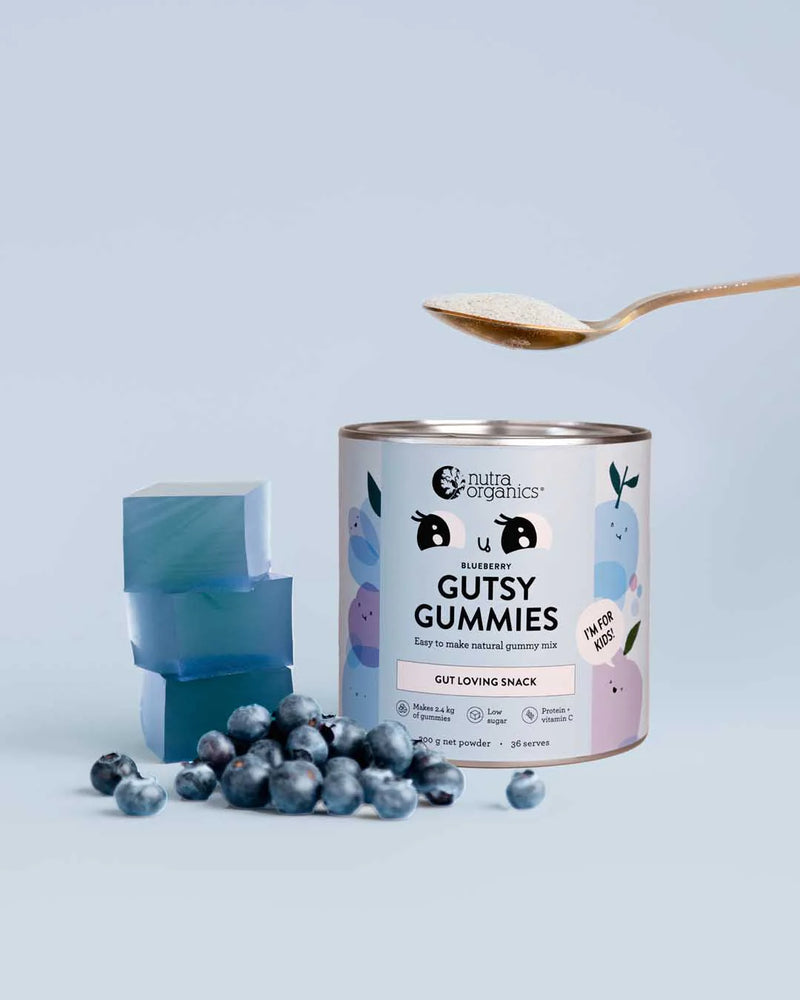 Nutra Organics Gutsy Gummies Blueberry 300g