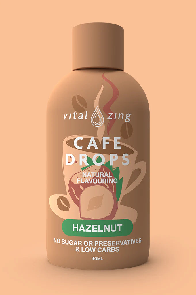 Vital Zing Cafe Drops-Hazelnut 40ml