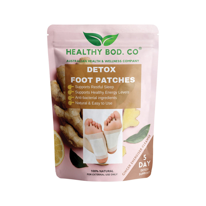 Healthy Bod. Co Detox Foot Patches Ginger x 10 Patches (5 Days)