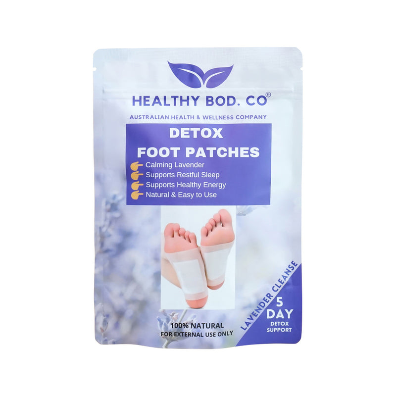 Healthy Bod. Co Detox Foot Patches Lavender x 10 Patches (5 Days)