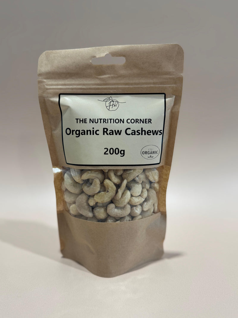 The Nutrition Corner- Organic Cashews Raw 200g