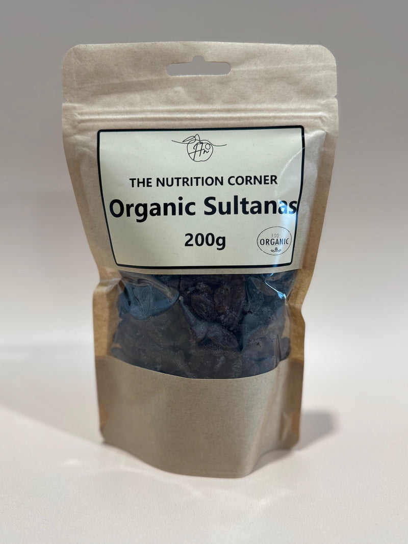 The Nutrition Corner- Organic Sultanas 200g