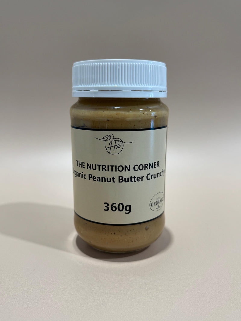 The Nutrition Corner- Organic Peanut Butter Crunchy 360g