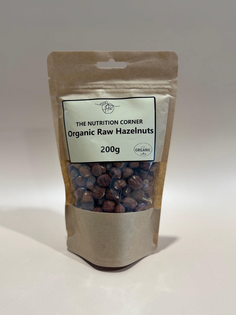 The Nutrition Corner- Organic Hazelnuts Raw 200g