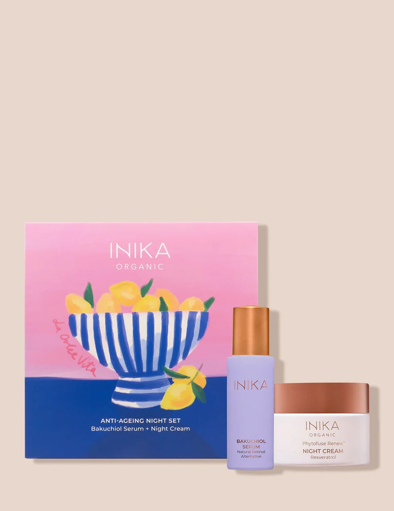 INIKA Anti-Ageing Night Duo Pack