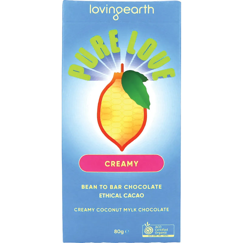 LOVING EARTH Creamy Coconut Mylk Chocolate 80g