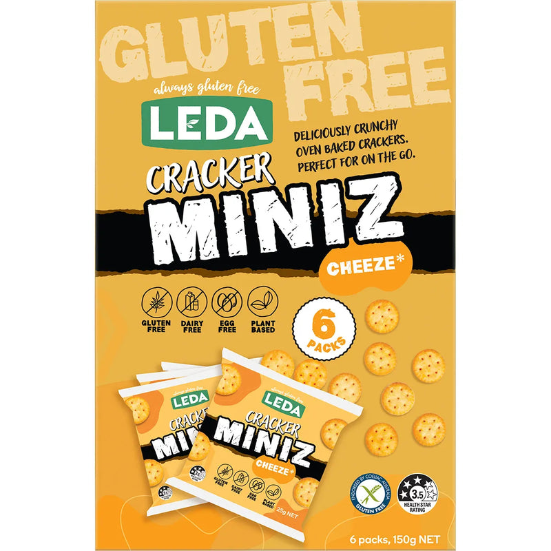 LEDA Cracker Miniz Cheeze Multi 6 Pack 150g