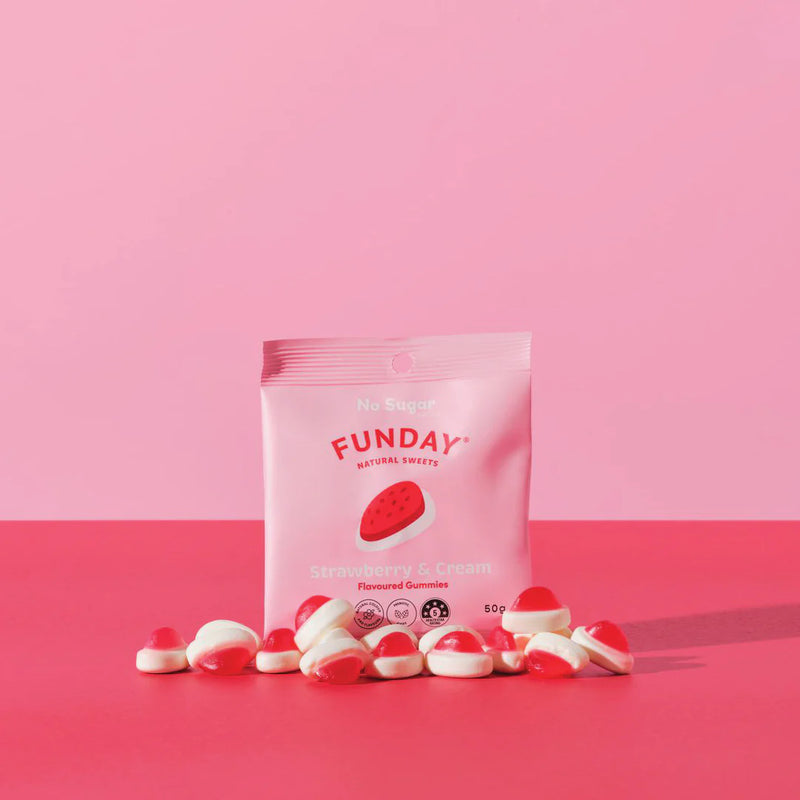 FUNDAY Strawberry & Cream 50g