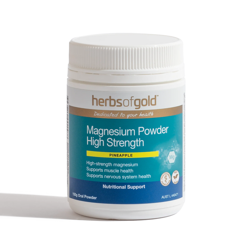 Herbs of Gold- Magnesium Powder High-Strength 150g
