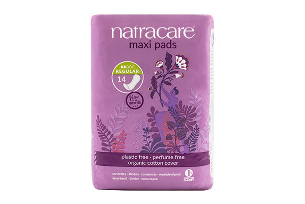 Natracare Maxi Pads Regular 14pk