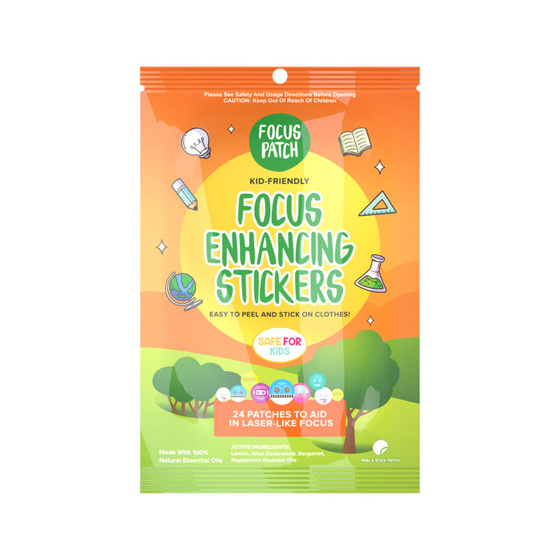 The Natural Patch Co. FocusPatch Org. Focus Enhancing Stickers x24 Pack”
