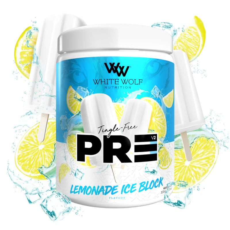 White Wolf Nutrition Tingle Free PR3 Lemonade Ice Block 320g
