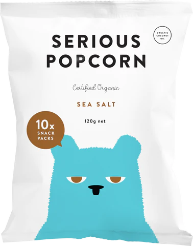 SERIOUS Popcorn Sea Salt MultiPack  10x12g